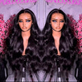 Human Hair Wigs - 24" Available
Body Wave / 200% Density / 13x4 Lace
Front
Very long & full hair
